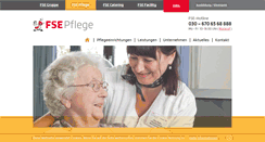 Desktop Screenshot of fse-pflege.de