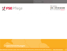 Tablet Screenshot of fse-pflege.de
